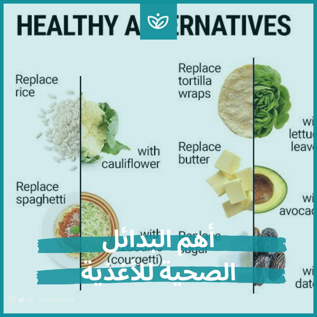 أهم البدائل الصحية للأغذية