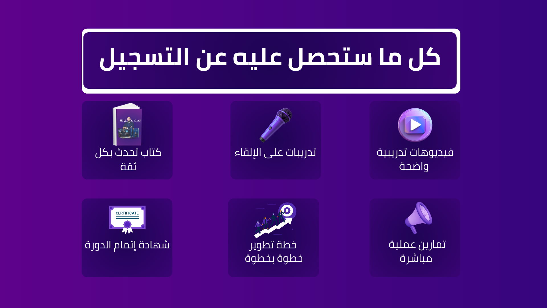 تحدث بكـــــل بثقة : مهارات التحدث أمام الجمهور - 4